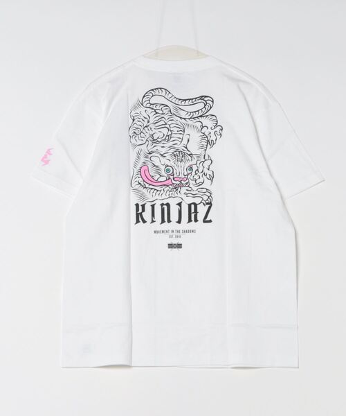 B.I.D.(ビーアイディー)の「《KINJAZ》Graphic T(Tシャツ/カットソー・メンズ・ブラック/ホワイト・LARGE/MEDIUM)」の3枚目の写真