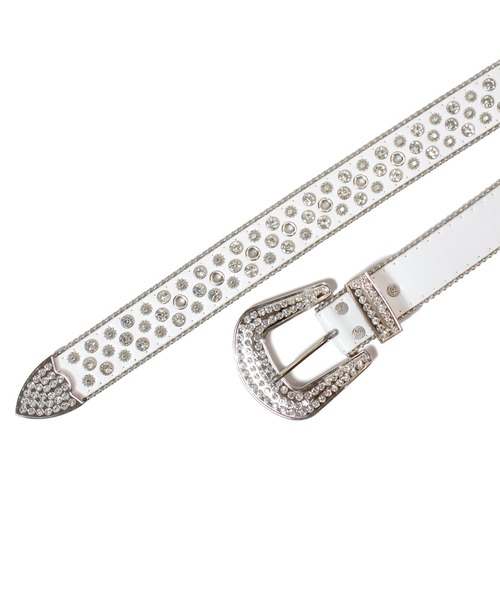 GALLIS ADDICTION（ガリスアディクション）の「GA GIRAGIRA-COLOR BELT（ベルト・メンズ・ブラック/ホワイト/ピンク/シルバー・FREE）」の5枚目の写真