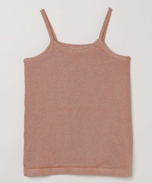 JEANASIS（ジーナシス）の「グリッターメッシュアメスリキャミ/140006（キャミソール・レディース・グレー/ピンク/ブラック・FREE）」の20枚目の写真