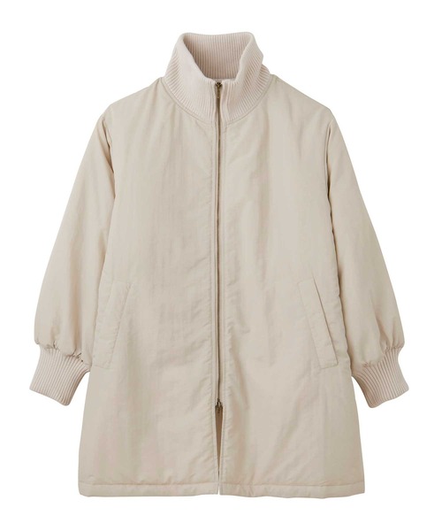 GeeRA（ジーラ）の「リブタートルフェイクダウンコート（ダウンジャケット/コート・レディース・ブラック/アイボリー・MEDIUM/LARGE）」の21枚目の写真