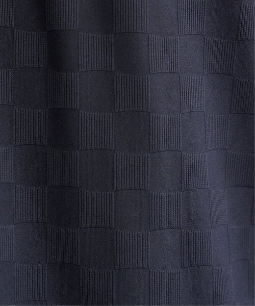 ikka(イッカ)の「リンクスジャカード市松ロンT(Tシャツ/カットソー・メンズ・ワイン/グレー/ホワイト/ブラック・M/L/XL/S)」の15枚目の写真