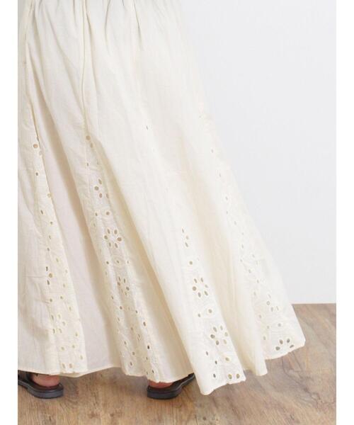 Samansa Mos2（サマンサ モスモス）の「オーバーレースパネル切替スカート（スカート・レディース・ブラック/キナリ/モカ・F）」の22枚目の写真