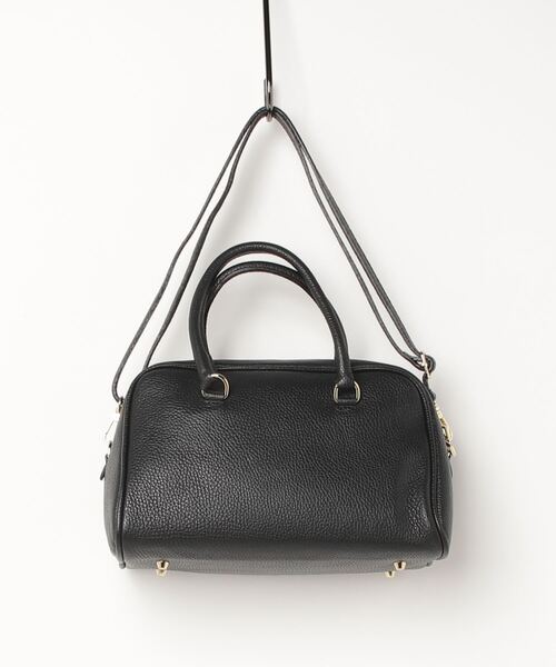 AULENTTI（オウレンティ）の「AULENTTI SMALL SHOULDER BAG  オウレンティ 2WAY スモールボストン ショルダーバッグ（ショルダーバッグ・レディース・ベージュ/ブラック・FREE）」の3枚目の写真