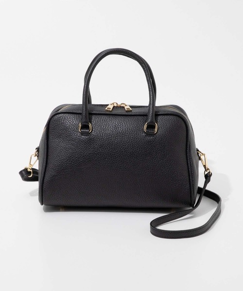 AULENTTI（オウレンティ）の「AULENTTI SMALL SHOULDER BAG  オウレンティ 2WAY スモールボストン ショルダーバッグ（ショルダーバッグ・レディース・ベージュ/ブラック・FREE）」の9枚目の写真