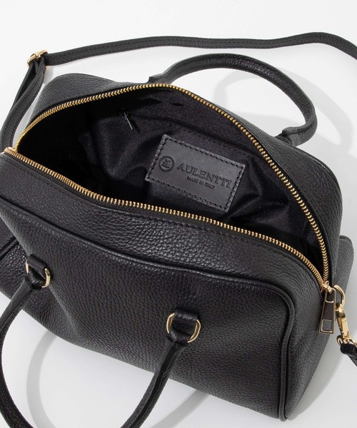 AULENTTI（オウレンティ）の「AULENTTI SMALL SHOULDER BAG  オウレンティ 2WAY スモールボストン ショルダーバッグ（ショルダーバッグ・レディース・ベージュ/ブラック・FREE）」の14枚目の写真