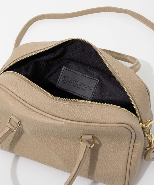 AULENTTI（オウレンティ）の「AULENTTI SMALL SHOULDER BAG  オウレンティ 2WAY スモールボストン ショルダーバッグ（ショルダーバッグ・レディース・ベージュ/ブラック・FREE）」の15枚目の写真