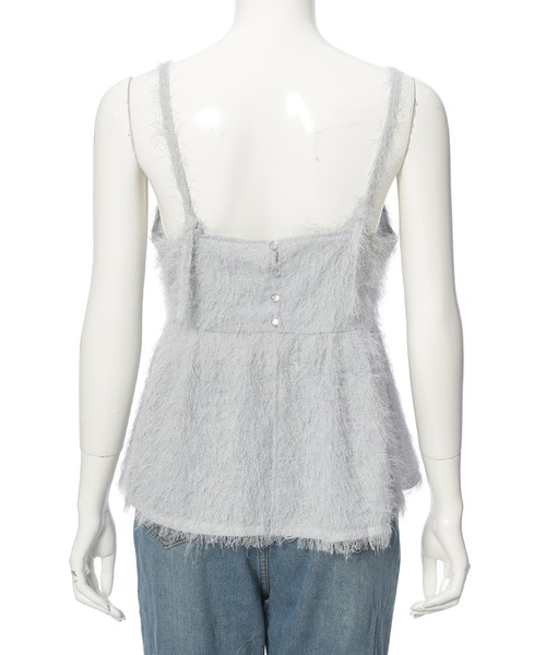 fifth（フィフス）の「シャギーキャミプルオーバー（キャミソール・レディース・ライトグレー/スモークピンク/ブラック・M）」の12枚目の写真