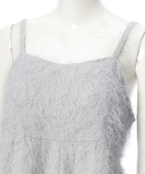 fifth（フィフス）の「シャギーキャミプルオーバー（キャミソール・レディース・ライトグレー/スモークピンク/ブラック・M）」の11枚目の写真