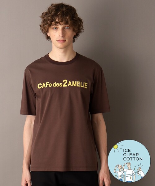 DRESSTERIOR(ドレステリア)の「◆【接触冷感/抗菌防臭/消臭】ICE CLEAR COTTON ロゴTシャツ(Tシャツ/カットソー・メンズ・ホワイト/ブラック/ダークブラウン・90/91/92/94)」の3枚目の写真