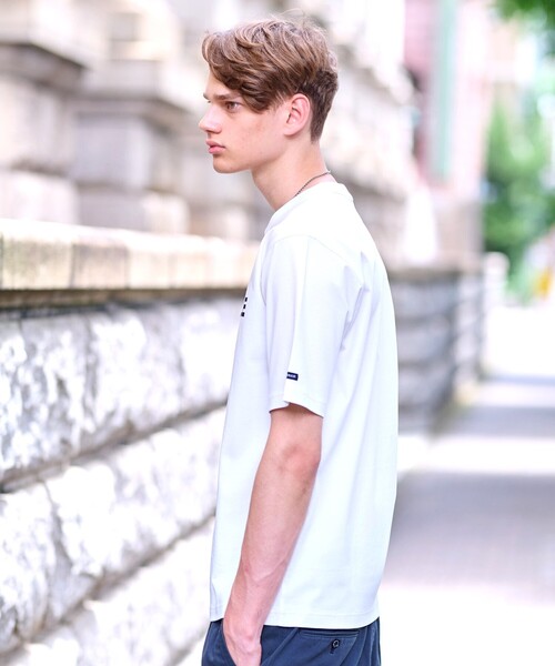 DRESSTERIOR(ドレステリア)の「◆【接触冷感/抗菌防臭/消臭】ICE CLEAR COTTON ロゴTシャツ(Tシャツ/カットソー・メンズ・ホワイト/ブラック/ダークブラウン・90/91/92/94)」の8枚目の写真