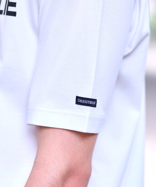 DRESSTERIOR(ドレステリア)の「◆【接触冷感/抗菌防臭/消臭】ICE CLEAR COTTON ロゴTシャツ(Tシャツ/カットソー・メンズ・ホワイト/ブラック/ダークブラウン・90/91/92/94)」の12枚目の写真