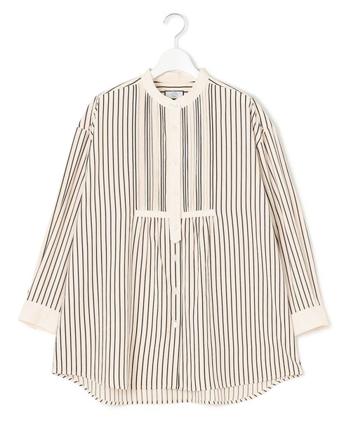 J.PRESS YORK STREET（ジェイプレスヨークストリート）の「【WOMEN】ワンウォッシュタイプライターブラウス（シャツ/ブラウス・レディース・グリーン系/ブラック系1/サックスブルー系1/ホワイト系・F）」の2枚目の写真