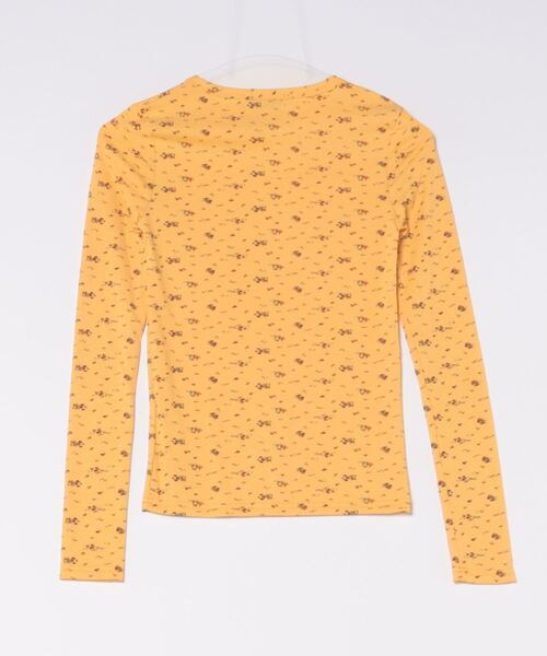 i-dare(アイディア)の「【i-dare】小花柄 カットソー(Tシャツ/カットソー・レディース・イエロー・SMALL/MEDIUM/LARGE)」の5枚目の写真