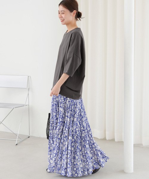 JOURNAL STANDARD relume(ジャーナルスタンダード レリューム)の「《追加2》タックコクーンプルオーバー(Tシャツ/カットソー・レディース・ブラック系その他/ホワイト/ライトグレー・FREE)」の7枚目の写真