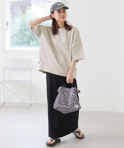 JOURNAL STANDARD relume(ジャーナルスタンダード レリューム)の「《追加2》タックコクーンプルオーバー(Tシャツ/カットソー・レディース・ブラック系その他/ホワイト/ライトグレー・FREE)」の14枚目の写真