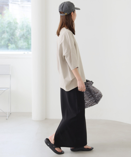 JOURNAL STANDARD relume(ジャーナルスタンダード レリューム)の「《追加2》タックコクーンプルオーバー(Tシャツ/カットソー・レディース・ブラック系その他/ホワイト/ライトグレー・FREE)」の17枚目の写真