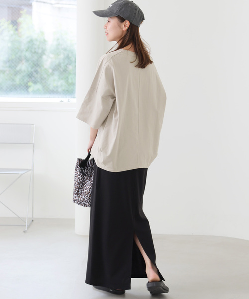 JOURNAL STANDARD relume(ジャーナルスタンダード レリューム)の「《追加2》タックコクーンプルオーバー(Tシャツ/カットソー・レディース・ブラック系その他/ホワイト/ライトグレー・FREE)」の18枚目の写真