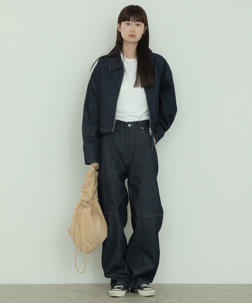 HEILIS（ヘイリス）の「2WAYギャザーフリルショルダーバッグ / 秋服 春服 冬服スエード フェイクスエード 合皮 ナイロン リボンバッグ ハンドバッグ ショルダーバッグ ドロスト スウェード バレエコア フリル ギャザー 韓国 ブラック ベージュ ブラウン アイボリー グレイッシュベージュ グレー（ハンドバッグ・レディース・ブラウン/アイボリー/ベージュ/ブラック系その他/グレイッシュベージュ/ブラック・FREE）」の11枚目の写真