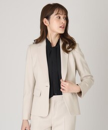 COUP DE CHANCE | 【洗える／日本製／通勤／スーツ可】細見えシルエットが美しい、テーラードジャケット(テーラードジャケット)