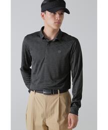 St ANDREWS（セントアンドリュース）の「STロゴジャガード 長袖ポロシャツ (MENS)（ポロシャツ）」