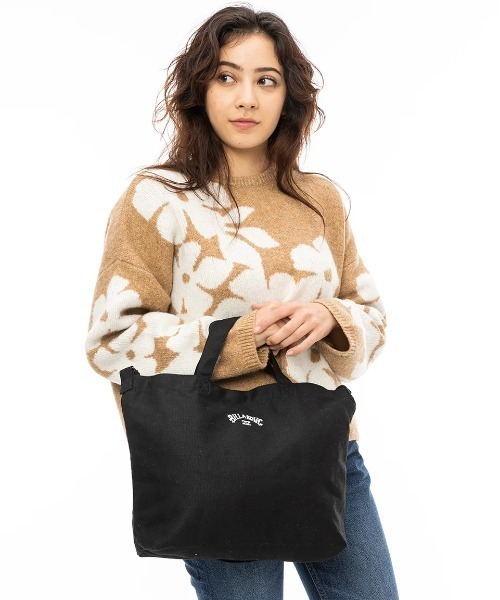 BILLABONG(ビラボン)の「BILLABONG レディース SHOULDER TOTE BAG バッグ 【2024年秋冬モデル】/ビラボン2WAYショルダートートバック(トートバッグ・レディース・ブラック/ナチュラル/グレー・FREE)」の21枚目の写真