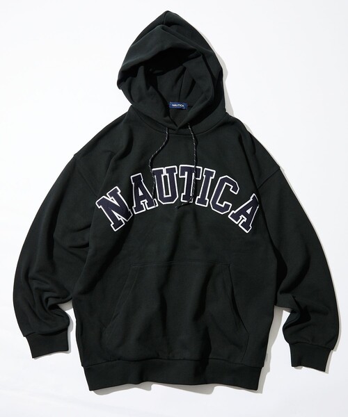 格安SALEスタート！ セール】NAUTICA/ノーティカ Arch Logo Sweat Hoodie トップス