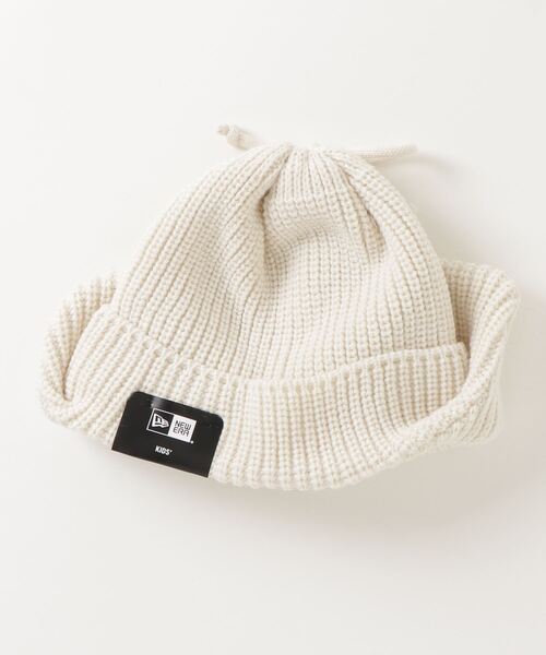 NEW ERA/ニューエラ キッズ ビーニー ニット帽 ﾋﾞｰﾆｰKNIT TRAPPER IVR