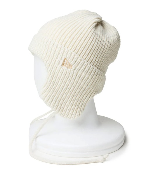 NEW ERA（ニューエラ）の「NEW ERA/ニューエラ キッズ ビーニー ニット帽 ﾋﾞｰﾆｰKNIT TRAPPER IVR 14325265（ニットキャップ/ビーニー・キッズ・アイボリー・YOUTH）」の12枚目の写真