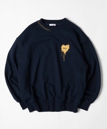 HEART LOGO STITCH SWEAT / ハートロゴスウェット