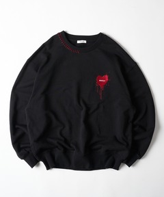 tatamomo　ONCILY UMBRO/HEARTLOGO SWEAT UMBRO 】HEART LOGO DRAW CODE SWEAT / ハートロゴドローコード