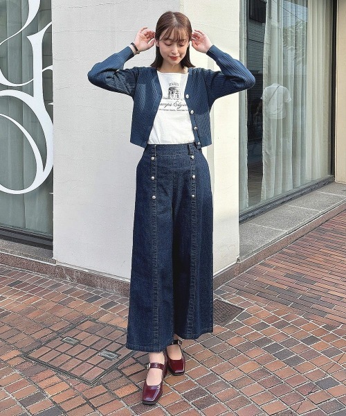 an another angelus（アンアナザーアンジェラス）の「シャンゼリゼ通りプリントロンＴ/ananotherangelus/fint　フィント（Tシャツ/カットソー・レディース・オフホワイト/ライトグレー・FREE）」の13枚目の写真