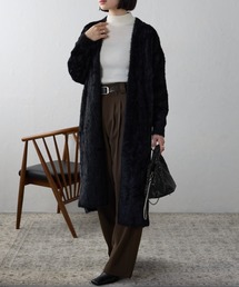 ロング ジレ」に該当するカーディガン/ボレロファッション通販