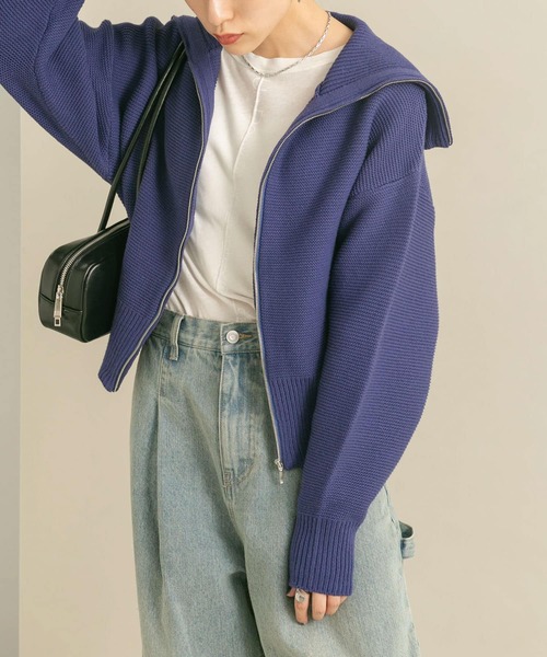 新品未使用　コーヘン　日本製　フリンジニット　ボーダー URBAN RESEARCH DOORS セーター ニット 「別注」PENNEYS×DOORS