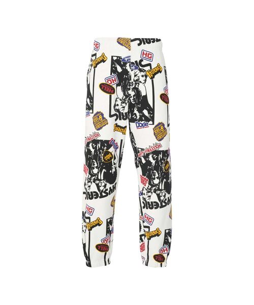 美品　ヒステリックグラマー ガール　総柄　スウェット　パンツ HYSTERIC GLAMOUR（ヒステリックグラマー）の「4GIRLS柄 スウェット