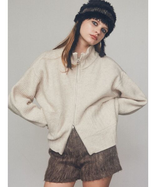 EMODA（エモダ）の「シャギータックショートパンツ（その他パンツ・レディース・グレー/ブラウン・MEDIUM/SMALL）」の13枚目の写真