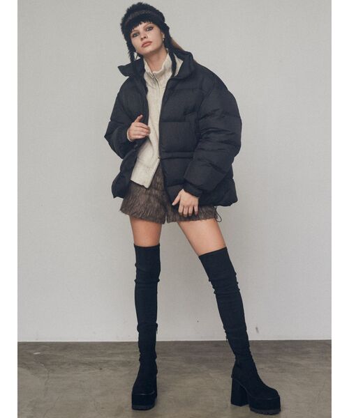 EMODA（エモダ）の「シャギータックショートパンツ（その他パンツ・レディース・グレー/ブラウン・MEDIUM/SMALL）」の18枚目の写真