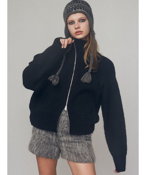 EMODA（エモダ）の「シャギータックショートパンツ（その他パンツ・レディース・グレー/ブラウン・MEDIUM/SMALL）」の19枚目の写真
