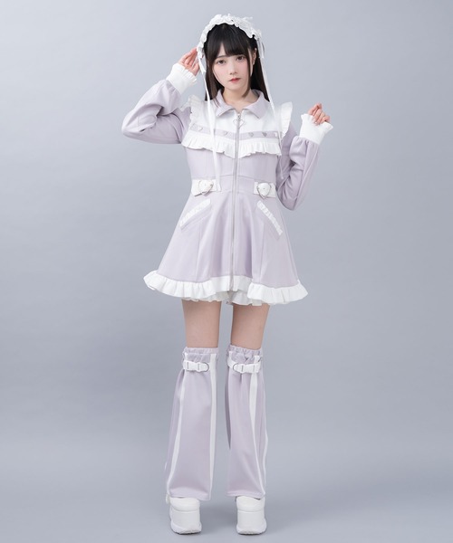 DearMyLove(ディアマイラブ)の「ジャージフリルショートパンツ(その他パンツ・レディース・ブラック/ホワイト/ブラック×ホワイト/ベビーピンク/サックスブルー/ボルドー・LARGE/MEDIUM/SMALL/LL/3L)」の12枚目の写真