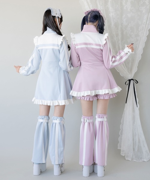 DearMyLove(ディアマイラブ)の「ジャージフリルショートパンツ(その他パンツ・レディース・ブラック/ホワイト/ブラック×ホワイト/ベビーピンク/サックスブルー/ボルドー・LARGE/MEDIUM/SMALL/LL/3L)」の15枚目の写真