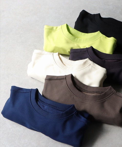 antiqua（アンティカ）の「ショート丈トップス（スウェット・キッズ・チャコールグレー/スミクロ/ネイビー/ブラック/ライトグリーン/ホワイト・140/160/150）」の9枚目の写真