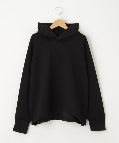 &Bridge(アンドブリッジ)の「innowave(イノウェーブ) 裾ドロストプルオーバーパーカー【SALE/カジュアル/デイリー/トレンド/きれいめカジュアル/ルーズシルエット】(パーカー・レディース・チャコールグレー/ブラック/ピンク系/ダークウッド・02)」の5枚目の写真