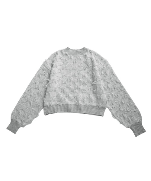 antiqua(アンティカ)の「フリンジチェックトップス(その他トップス・レディース・ブラック/グレー・ONESIZE)」の16枚目の写真
