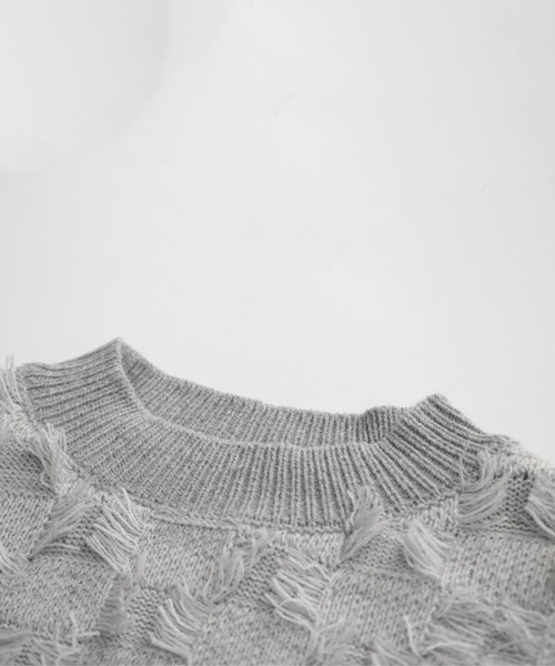 antiqua(アンティカ)の「フリンジチェックトップス(その他トップス・レディース・ブラック/グレー・ONESIZE)」の17枚目の写真