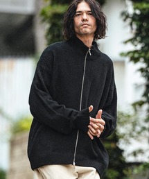 CAMBIO | mcg3555- Half Cardigan Drivers Knit ドライバーズニット(ニット/セーター)