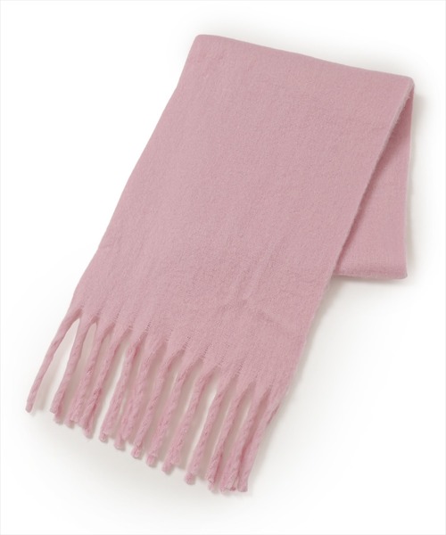 WILLSELECTION（ウィルセレクション）の「もこもこストール（マフラー・レディース・グリーン/オフホワイト/ピンク/ラベンダー/コーラルピンク/ダークブラウン・FREE）」の5枚目の写真