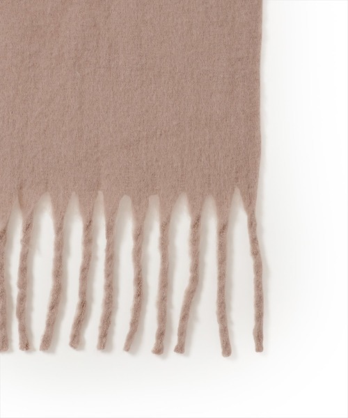 WILLSELECTION（ウィルセレクション）の「もこもこストール（マフラー・レディース・グリーン/オフホワイト/ピンク/ラベンダー/コーラルピンク/ダークブラウン・FREE）」の16枚目の写真