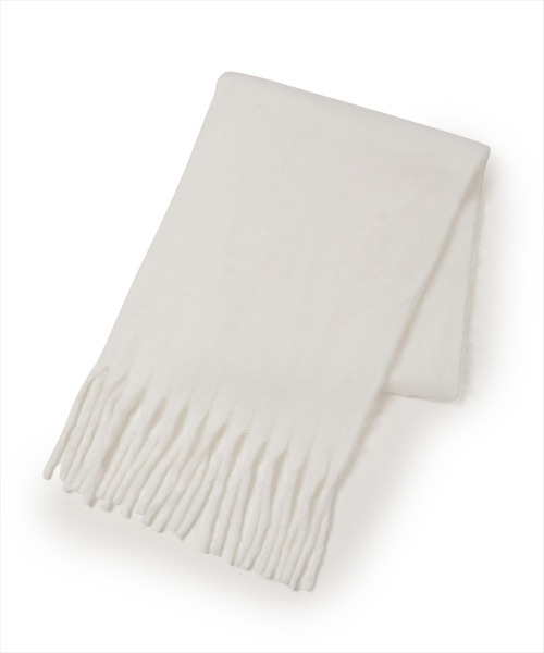 WILLSELECTION（ウィルセレクション）の「もこもこストール（マフラー・レディース・グリーン/オフホワイト/ピンク/ラベンダー/コーラルピンク/ダークブラウン・FREE）」の7枚目の写真