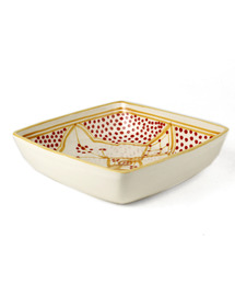 UNBILLION（アンビリオン）の「アフリカンスクエアー AFRICANSQUARE / スラマ陶器 手描き四角深皿（食器）」