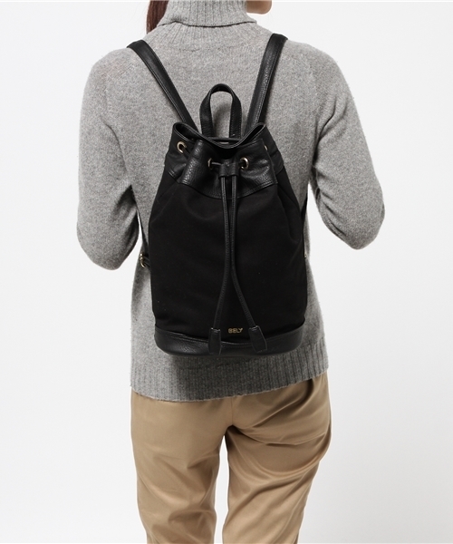OUTLET(アウトレット)の「【WHO'S WHO gallery】BLbongsack(バックパック/リュック・レディース・ブラック/ネイビー・FREE)」の9枚目の写真