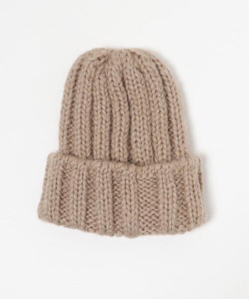 ITEMS URBANRESEARCH(アイテムズ アーバンリサーチ)の「リブニットビーニー(ニットキャップ/ビーニー・レディース・ブラック/グレー系その他/グレー・-)」の3枚目の写真